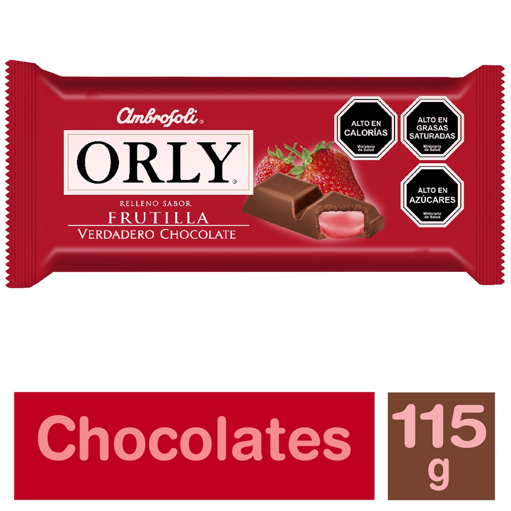 CHOC.ORLY FRUTILLA 115 GRS                        